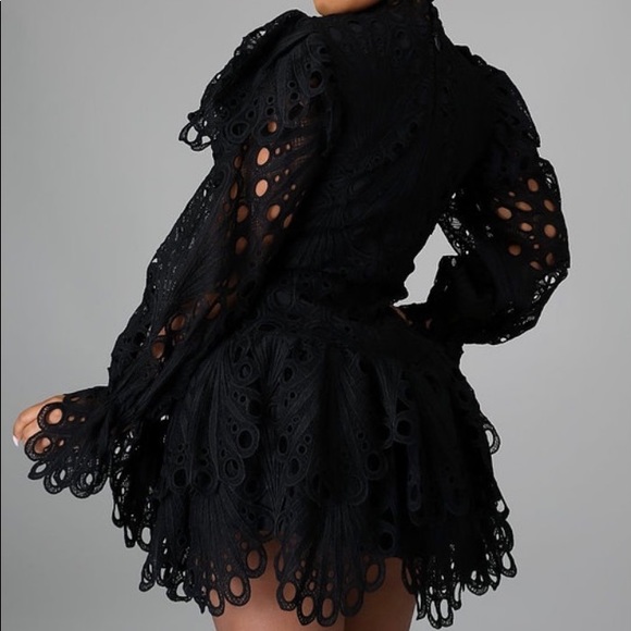Black Diva Lace Dress - Picture 3 of 3